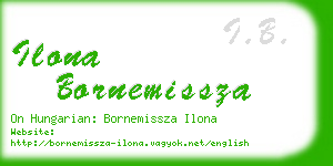 ilona bornemissza business card